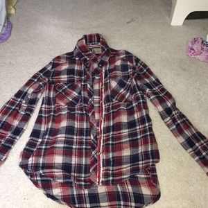 Red white and blue flannel